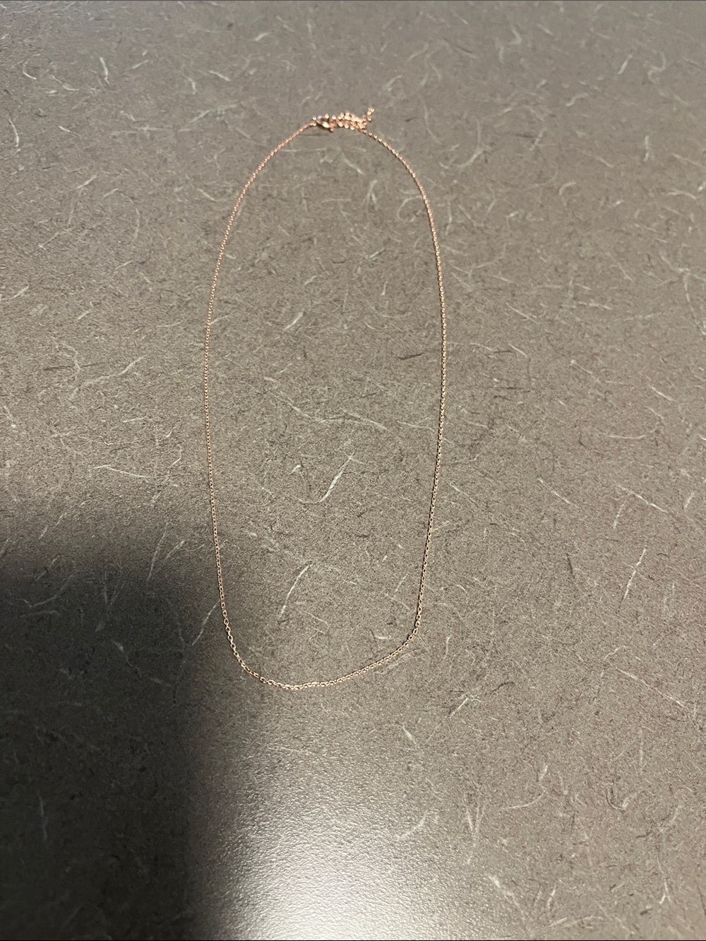 Delicate Rose Gold  Plated Chain Necklace 12-14”